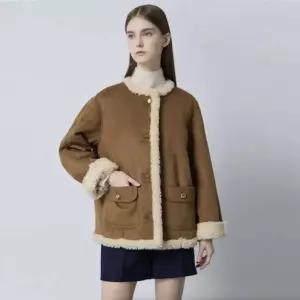 [백화점정품] CC콜렉트 시어링 스웨이드 무스탕 자켓 C254PSJ161