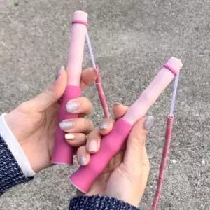 꼬임 방지 구슬 줄넘기 레드 성인용 음악 크로스 핏줄