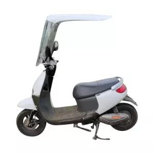 오토바이 지붕 햇빛 가리개 커버 우산 방풍 방수 덮개 배달 가림막 자전거 노인