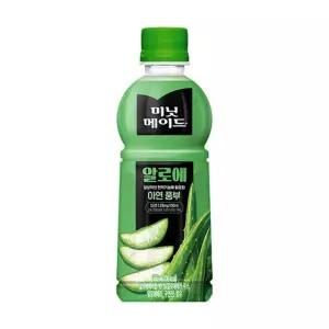 야외활동 소용량 주스 미닛메이드 알로에 350ml 24개 페트음료