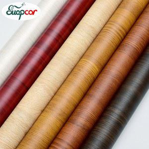 가구 단장 한 스티커 자기 접착 나무 장식 벽지 오래된 문 옷장 캐비닛 나무 데스크탑 방수 필름