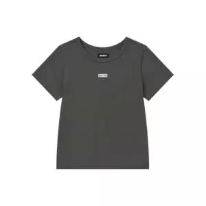 널디 NDY 레이스 와펜 반팔 티셔츠 차콜 PNEU26ST102001 139203