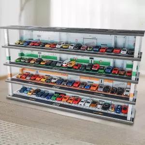 미니카 장식장 진열대 정리대 수납장 80대 전시 4층 주차 수납 조명X