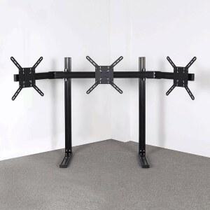 트리플모니터 거치대 심레이싱 알루미늄 클램프 구조 레이싱게임 높이조절 넥스트레벨 프레임