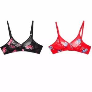 망사 노와이어 B컵 브라 속옷브라 속옷여자 여성브라자 브래이지어 여자속옷