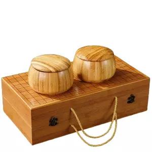 휴대용바둑판 세트 바둑알 바둑판 기원 보드 접이식 게임