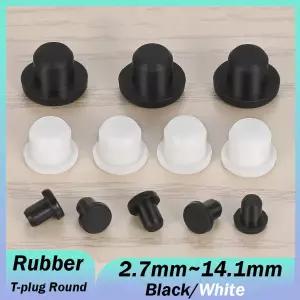 고무 플러그 실리콘 내부 구멍 스토퍼 아일렛 조인트 방수 와셔 보호 링 스레드 플러그 커버 너트 캡 T-플