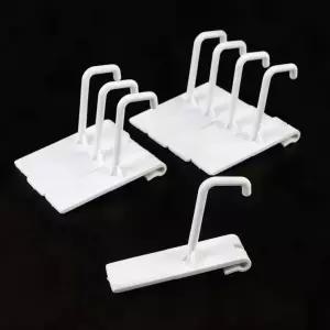 디스플레이 철망 고리 조립 망 부착 격자망 화이트 홀더 부품 걸이 8p 선반 연결