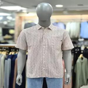 런던포그 세이브존04 지지면100% 포켓카라 핑크반팔셔츠 LPA3A565