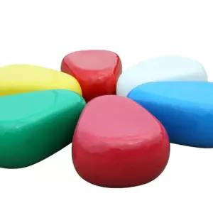 조약돌 벤치 의자 라운지 타원형 로비 관광지 카페 공원