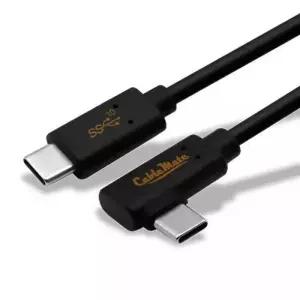 MSI MP161 아이에르고 포터블 휴대용 모니터 연결 C타입 ㄱ자 꺾임 Gen2 4K 100W PD 케이블 2m