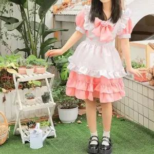 TBZ 교복몰 핑크 앨리스 코스튬 의상 교복 컨셉의상 졸업