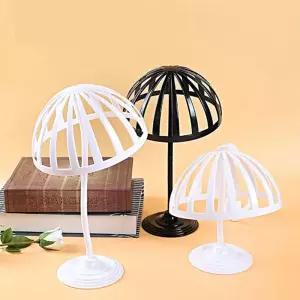 스탠드 모자 홀더 가발걸이 미용 거치대 진열대 정리대 플라스틱