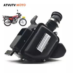 오토바이 에어 필터 어셈블리 공기 흡입 시스템 혼다 CG125 XF125 ZJ125 QJ125