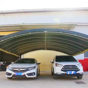 야외 차량용 간이천막 임시차고 주차장 방수 캠핑장