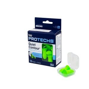 [미국배송] 플렌츠 프로텍스 폼 이어 플러그 케이스 포함 10쌍 수면 코골이 시끄러운 소음 여행 콘서트 건설 공부 작업 촬영 NRR 33 소음 제거 미국산