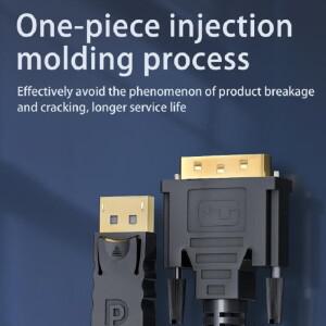 1080P DisplayPort DP-DVI 24+1 케이블 어댑터 DELL 호환 Asus 모니터 프로젝터 1.8m용 호환 변환