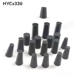 스프레이 전기 도금 베이킹 페인트용 테이퍼 고무 플러그 고온 실리콘 플러그 블랙 원추형 고무 스토퍼 밀