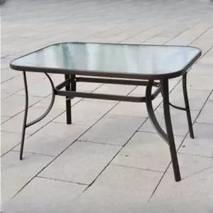 야외 강화유리 테이블 가정용 위드퍼니처 가구 테라스 마당