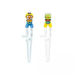 뽀로로 젓가락 2개세트 뽀로로+크롱 1단계 용젓가락 뽀로로 어린이젓가락 초등학생준비물