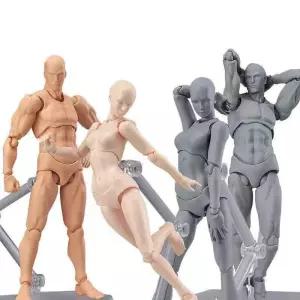 피규어 구체관절 인형 여성 남성 드로잉 인체 아트 소품