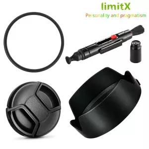 여행 EW65C 총검 렌즈 후드 꽃잎 UV 필터 캡 청소 펜 RF 16mm f2.8 STM 렌즈 EOS R RP R5 R6 R7 R8 R10 R50