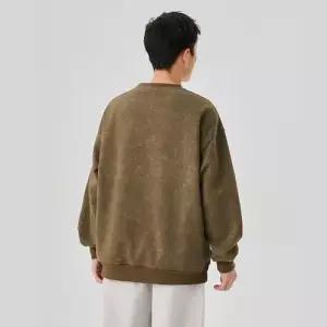 봄 캐주얼 남친 자수 이른 빅사이즈 나염 맨투맨 라운드 DUCHI1