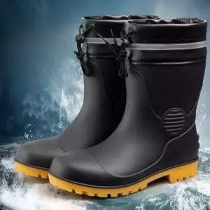 안전장화 남성용 발가락 보호 장화 방수안전화 방수 남성
