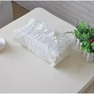 레이스 티슈커버 자수 케이스 휴지 화장지