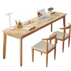 슬림 책상 폭좁은 테이블 선반 독서 긴테이블 미니 원목 간이 코너