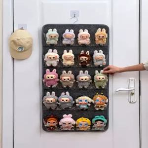 라부부케이스 진열장 인형 장식장 키링 투명 커버 보관함