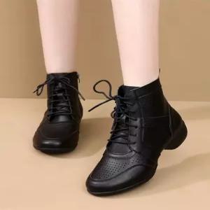 라인댄스앵글부츠 고급 줌바 사교 슈즈 모던화