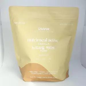 유사나 뉴트리밀 액티브 바닐라맛 단백질 쉐이크 840g 식물성 USANA  ACTIVE