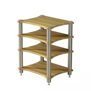 오디오렉 3단 티크 오디오장 랙 거치대 렉 스탠드 음향 받침대 진열대 테이