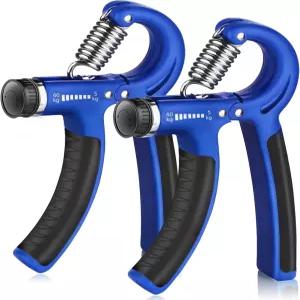 AIXPI 그립 근력 트레이너 조절 가능한 저항력 11-132파운드(5-60kg)의 핸드 운동 강화기 팔뚝 근육 형성