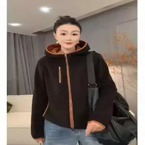 솔저스여친 빈티지 순정 보온 후드 카디건 폴라폴리스 OPH1