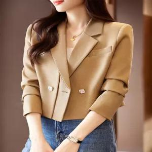 여성코트 숏코트 정장 상의 코트 가을 심쿵직구