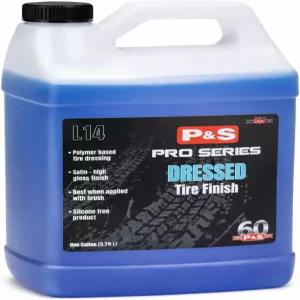 P S 전문 디테일 제품 드레싱 타이어 마감 - 깨끗하고 새틴 샤인을 위한 수성 고광택 1 갤런