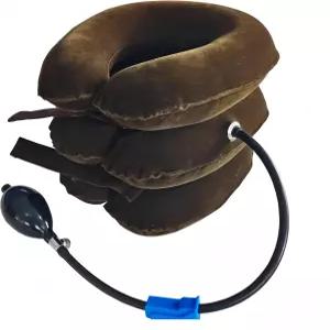 런지 경추 견인 장치 풍선 목 스트레칭기 만성 및 어깨 척추 정렬 보조기에 쉽게 사용할 수 있습니다