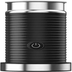 우유 거품기 자동 전기 핫 앤 콜드 또는 가열 다기능 꺼짐 및 쉬운 청소 무음 작동 블랙