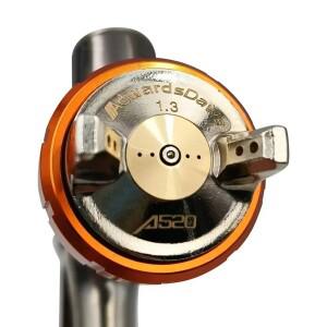 새로운 HVLP 고분사 1.3/1.4mm 중력식 스프레이 건 자동차 판금 가구 페인트 바니시 UV