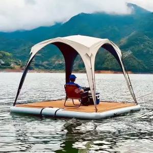 제이코 캠핑 부유식 물 낚시 플랫폼 매직 카펫 바다 레저 장비