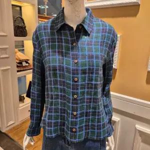 [하프클럽/BCBG]BCBG 비씨비지 여름25 포레스트 체크 남방 B5B4B415