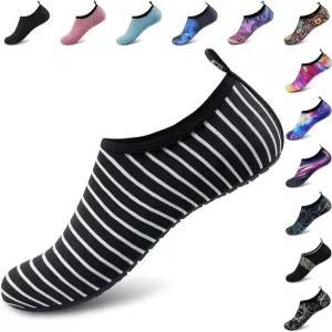 비치 스윔 슬립온 맨발 슈즈 양말 서핑 드라이 요가 여성용 위한 퀵 운동을 워터 아쿠아 디바이크