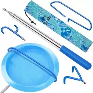 에이스버드 디스크 16피트 뛰어난 수 회수할 액세서리 스틸 속 있는 골프 가방이 휴대용 폴 텔레스코픽