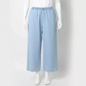 SPAO 스파오 여성 와이드 밴딩 팬츠 (데님)_SPTJG24G55 625982