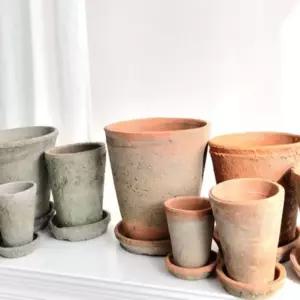 빈티지이끼고토분 5개 베란다화분 다육식물화분