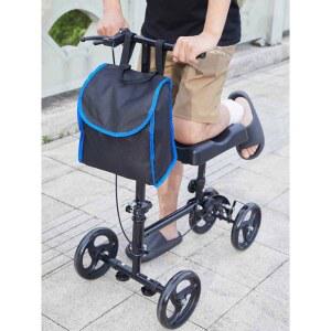 무릎 스쿠터 워킹 자전거 PCX 외족 블랙 NMAX 가방 무릎스쿠터 보행 없는