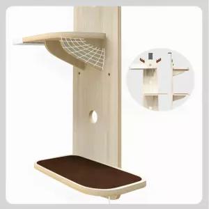 문에거는 캣타워 프레임 원목코팅판 방문걸이 등반 점프대