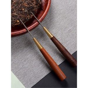 수제 푸얼차 케이크 오프너 순수 수공예 니들 도구 벽돌 개봉용